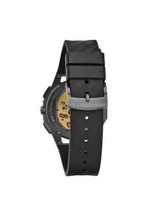 Reloj Bulova Hombre Curv. Silicona Negro 98A162