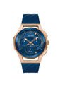 Relojes Bulova Hombre CURV MR ST BL. Silicona Azul 97A185 de Bulova