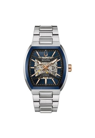 Reloj Bulova Hombre Automático Maquina. Acero Inoxidable Plateado 98A319 Bulova