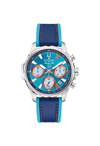 Reloj Bulova Hombre E1 Team Miami. Silicona Azul 96B460 Bulova