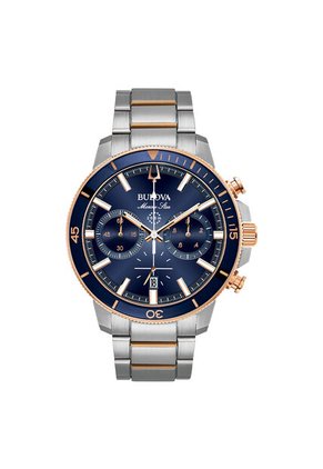 Reloj Bulova Hombre Marine Star. Acero Inoxidable Plateado 98B301