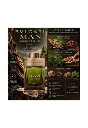 Perfume Bvlgari Man Wood Essence Parfum Hombre 100 Ml