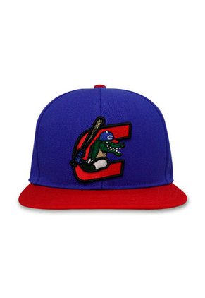 Gorra Caimanes De Barranquilla Oficial Competencia Cerrada Azul/Rojo Plana