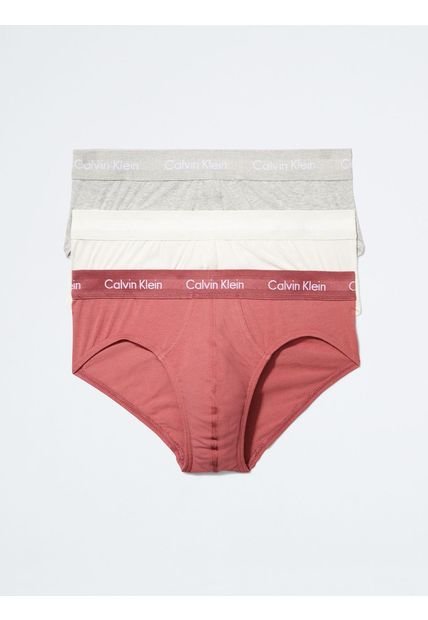 Pack De 3 Hip Brief En Algodón Calvin Klein