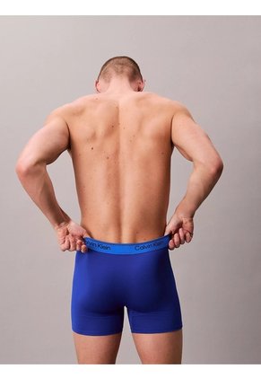 Pack Multicolor De 3 Bóxeres Sueltos Largos - Microfibre Stretch Calvin Klein