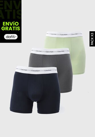 Bóxer x3 Calvin Klein Multicolor Calvin Klein