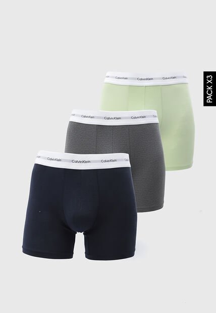 Bóxer x3 Calvin Klein Multicolor