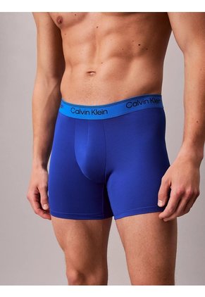 Pack Multicolor De 3 Bóxeres Sueltos Largos - Microfibre Stretch Calvin Klein