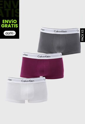 Bóxer x3 Calvin Klein Multicolor