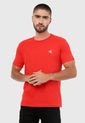Camiseta Rojo-Blanco Calvin Klein de Calvin Klein