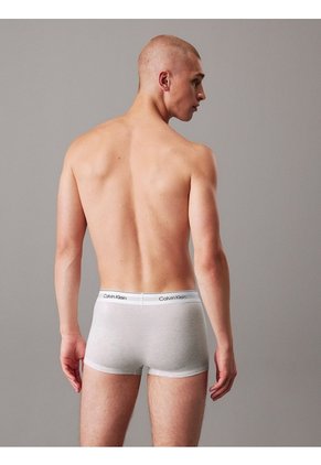Pack Multicolor De 3 Boxers Ajustados De Talle Bajo - Icon Cotton Stretch Calvin Klein
