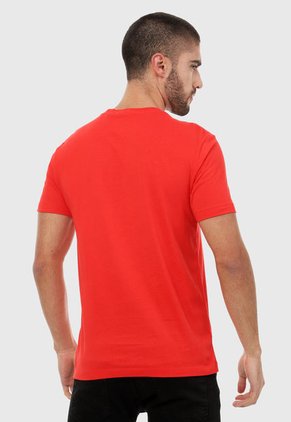 Camiseta Rojo-Blanco Calvin Klein