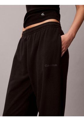 Jogger Negro De Estar En Casa - Cotton Terry Calvin Klein
