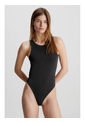 Body Negro Sin Mangas Para Mujer Calvin Klein de Calvin Klein