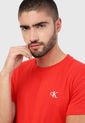 Camiseta Rojo-Blanco Calvin Klein de Calvin Klein