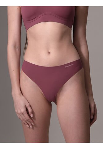 Tanga Rosada Invisible Con Logo En El Lateral Calvin Klein Calvin Klein
