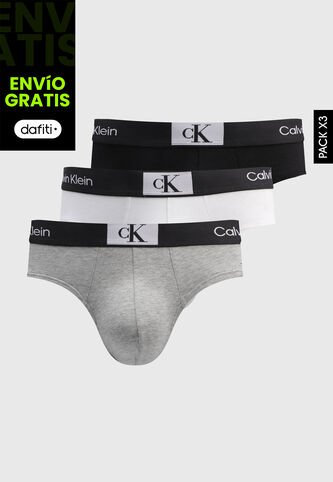 Bóxer x3 Negro-Gris-Blanco Calvin Klein Calvin Klein