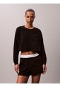 Pantalonetas Negro De Estar Por Casa Con Logo Calvin Klein de Calvin Klein