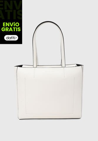 Bolso Calvin Klein Sclupted Marfil Calvin Klein