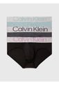 Pack De 3 Hip Brief - Steel Microfibra Calvin Klein de Calvin Klein
