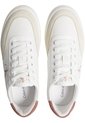 Tenis Blanco Clásicos De Cuero Con Cordones Y Suela Cupsole Calvin Klein de Calvin Klein