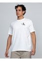 Camiseta Blanca Con Monograma 30s Calvin Klein de Calvin Klein