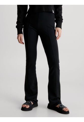 Leggings Acampanados De Punto Milano Mujer Negro Calvin Klein Calvin Klein