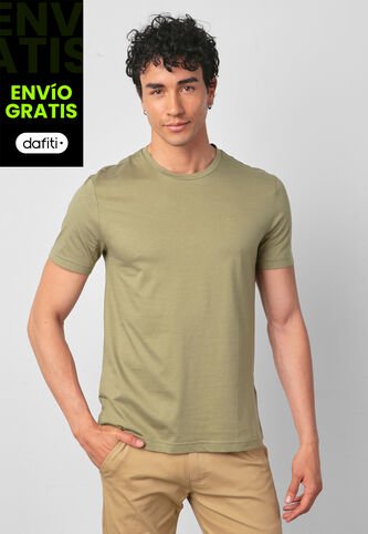 Camiseta Calvin Klein Verde Oliva Calvin Klein