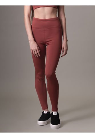 Leggings Rojo Deportivos Con Logotipo Calvin Klein Calvin Klein