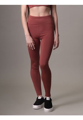 Leggings Rojo Deportivos Con Logotipo Calvin Klein