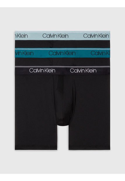 Paquete De 3 Bóxer Negro - Micro Stretch Calvin Klein