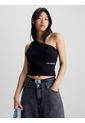 Top Negro De Punto Milano Con Hombro Descubierto Calvin Klein de Calvin Klein