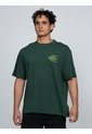 Camiseta Verde Con Gráfico De Monograma Calvin Klein Calvin Klein de Calvin Klein