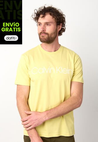 Camiseta Calvin Klein Amarillo Calvin Klein
