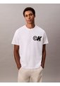 Camiseta Blanca Sport Con Logotipo Gráfico Calvin Klein de Calvin Klein