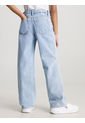 High Celeste Niña Rise Wide Leg Jeans Calvin Klein de Calvin Klein