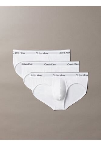 Pack Blanco De 3 Slips De Cadera - Icon Cotton Stretch Calvin Klein Calvin Klein