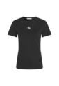 Camiseta Negra Slim Con Micro Monograma Calvin Klein de Calvin Klein