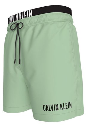 Bermuda De Baño Verde Corto Con Cinturilla Doble - Intense Power Calvin Klein