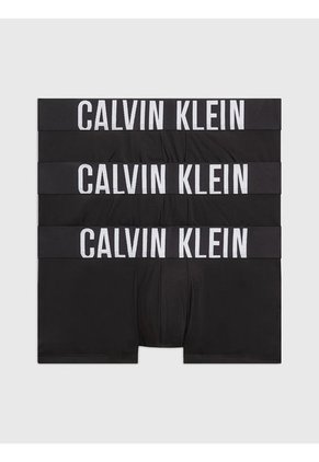 3 Pack De Boxer Negros Low Rise Trunk Calvin Klein