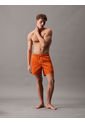 Bermuda De Baño Naranjade Largo Medio Con Cordón Antidesgarro Calvin Klein de Calvin Klein