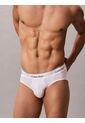 Pack Blanco De 3 Slips De Cadera - Icon Cotton Stretch Calvin Klein de Calvin Klein