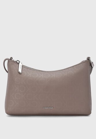 Bolso Manos Libres Calvin Klein Must Conv Taupe Calvin Klein