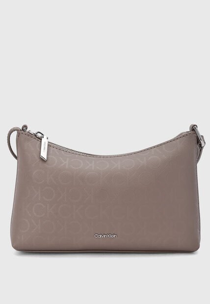 Bolso Manos Libres Calvin Klein Must Conv Taupe