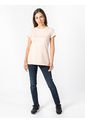 Camiseta Beige Con Logo Para Mujer Calvin Klein de Calvin Klein