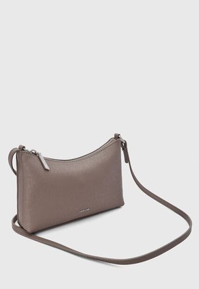Bolso Manos Libres Calvin Klein Must Conv Taupe