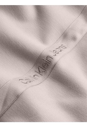 Jogger Beige Deportivo Con Logo Y Cinta Calvin Klein