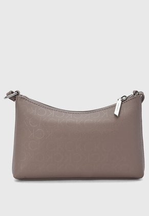 Bolso Manos Libres Calvin Klein Must Conv Taupe
