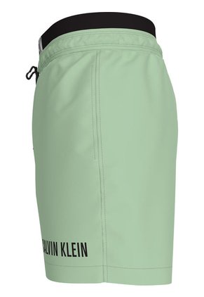 Bermuda De Baño Verde Corto Con Cinturilla Doble - Intense Power Calvin Klein