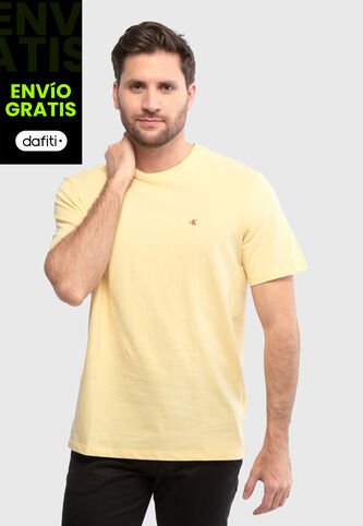 Camiseta Calvin Klein Amarillo Calvin Klein